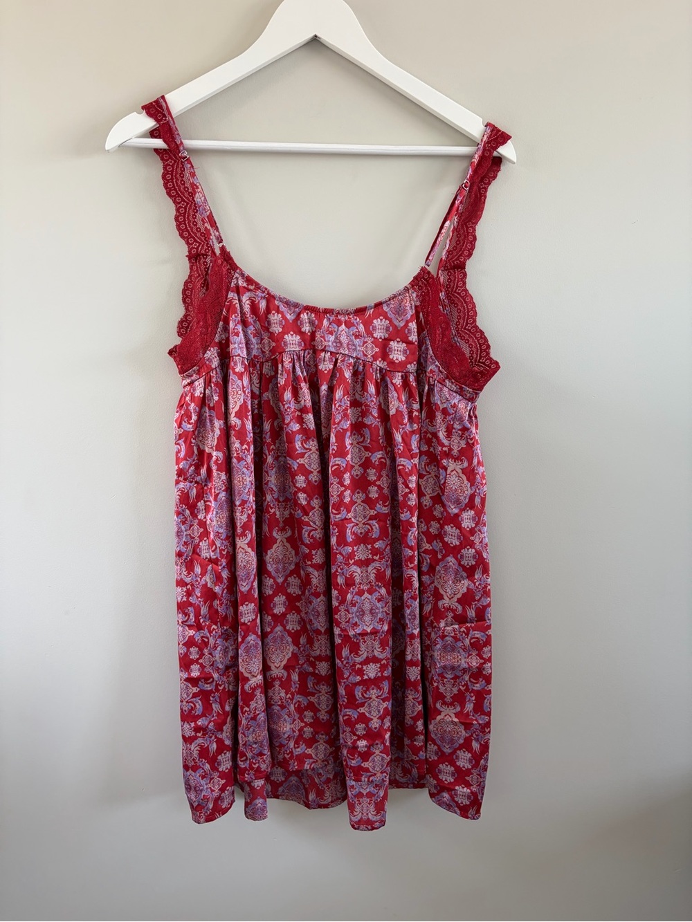 Free People Floral Satin Dress - Picture 4 of 5